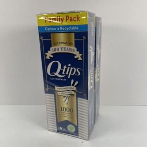 Cotton Swabs, Family Pack, 2 Pack, 1000 Swabs